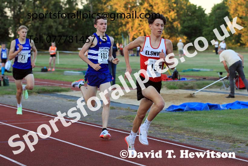 800 metres, 2022 NEGP Monkton No. 6, Wednesday, Aug. 10th. Photo: David T. Hewitson/Sports for All Pics